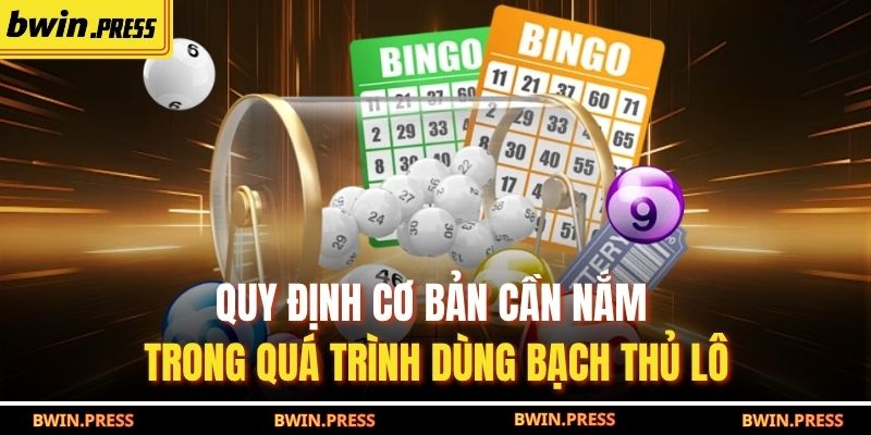 Bạch Thủ Lô Tại BWIN - Chiến Thuật Chọn Số Chính Xác 2 Quy định cơ bản cần nắm trong quá trình dùng bạch thủ lô